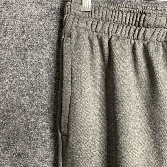 Adidas Pull-on Pants Elastic &Corded Waist Zip Ankles Gray Size M Pockets - Picture 4 of 16